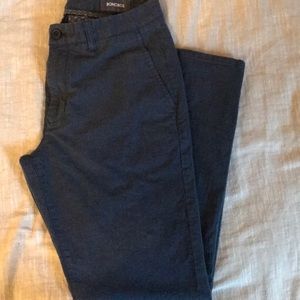 Premium Italian yarn dye chinos